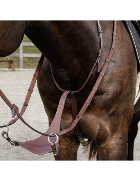 Martingale Pleine Dy'on En Cuir Souple NEC Brun