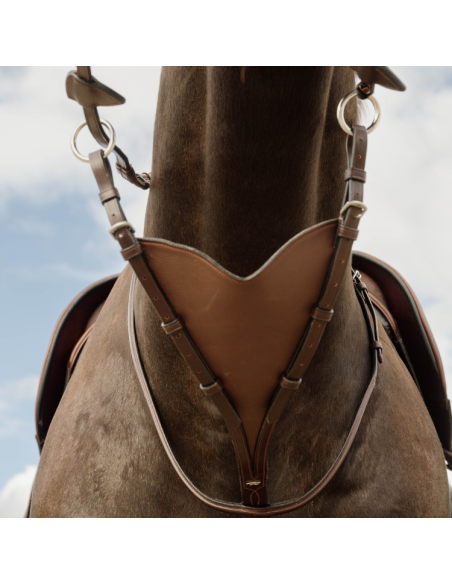Martingale Pleine Dy'on En Cuir Souple NEC Brun
