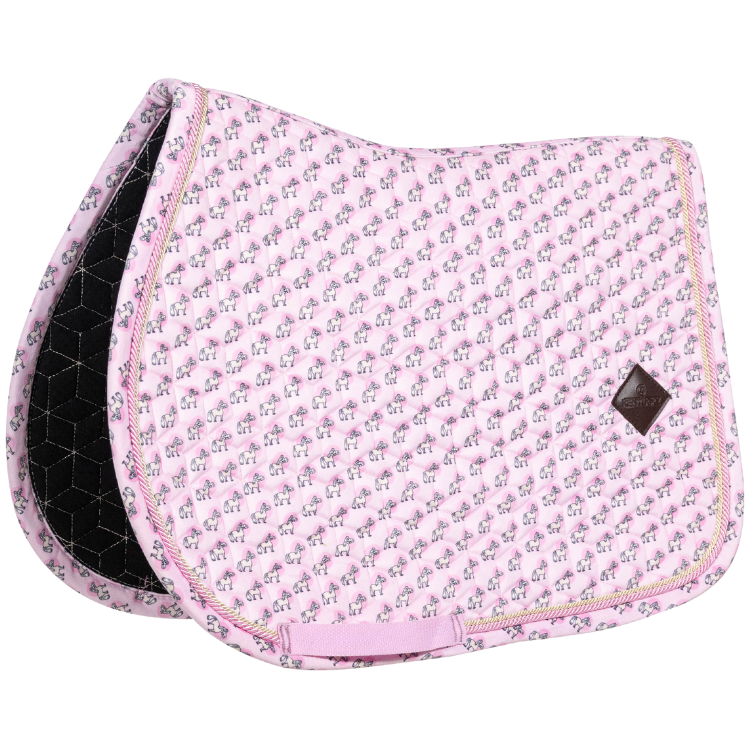 Tapis De Selle Kentucky Sammy Jumping Vieux rose