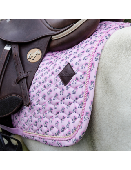 Tapis De Selle Kentucky Sammy Jumping Vieux rose