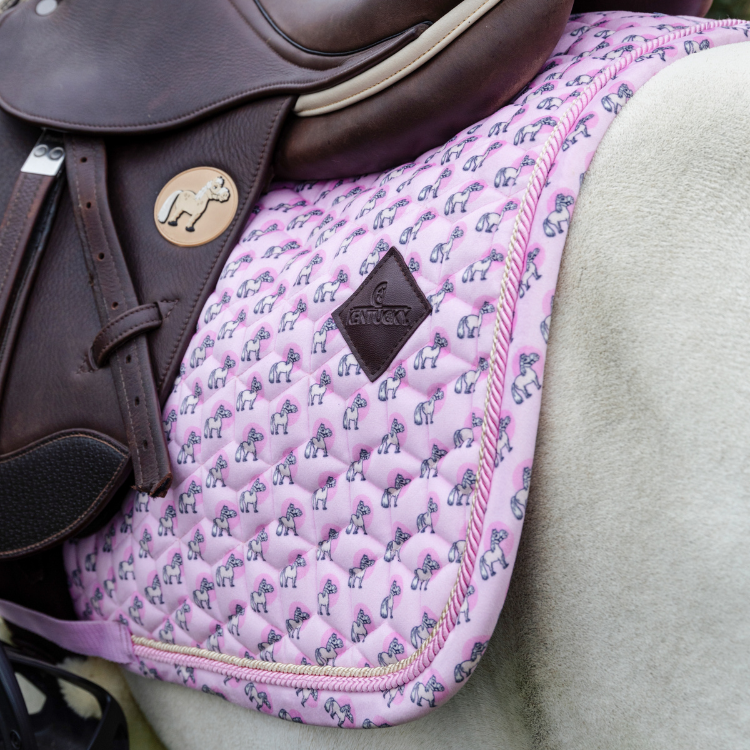Tapis De Selle Kentucky Sammy Jumping Vieux rose