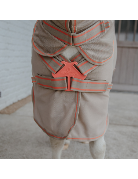 Couverture Anti-Mouches Kentucky Comfort Beige/orange