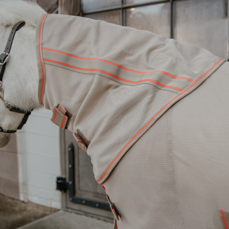 Couverture Anti-Mouches Kentucky Comfort Beige/orange