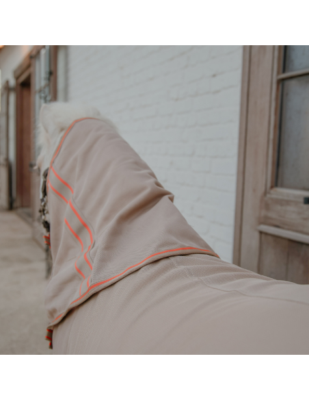 Couverture Anti-Mouches Kentucky Comfort Beige/orange