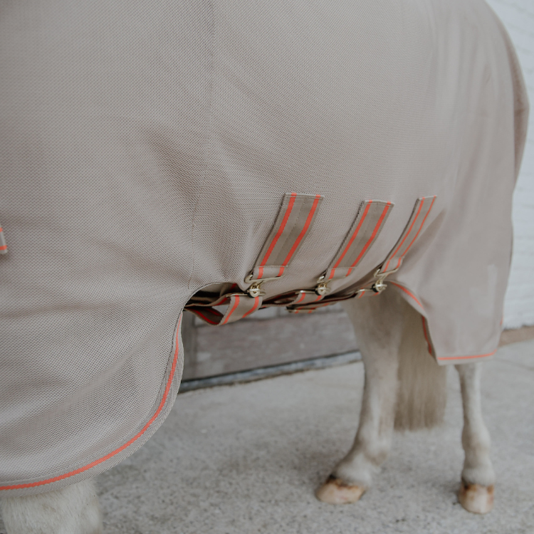 Couverture Anti-Mouches Kentucky Comfort Beige/orange