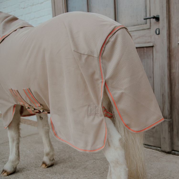 Couverture Anti-Mouches Kentucky Comfort Beige/orange