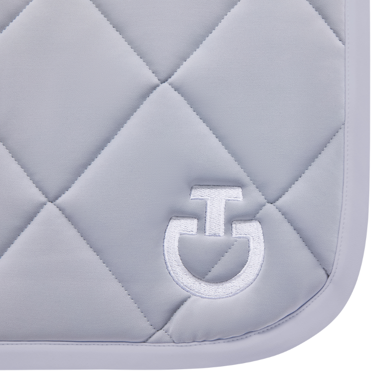 Tapis de Selle Cavalleria Toscana Diamond Quilted Jumping GRIS CLAIR