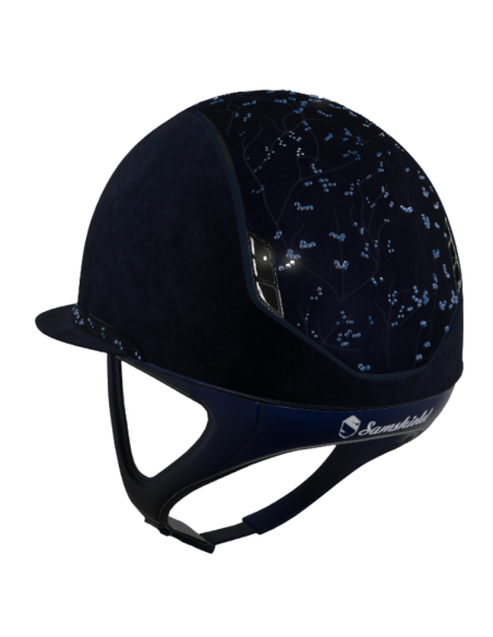 Casque Samshield 2.0 Miss Shield Premium Modèle 50 MARINE