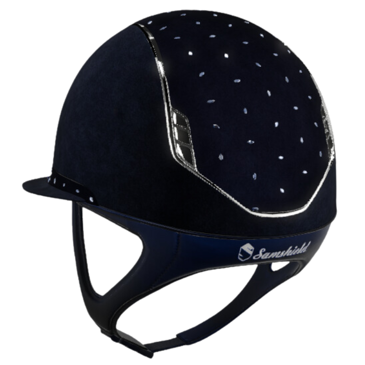 Casque Samshield 2.0 Miss Shield Premium Modèle 51 MARINE