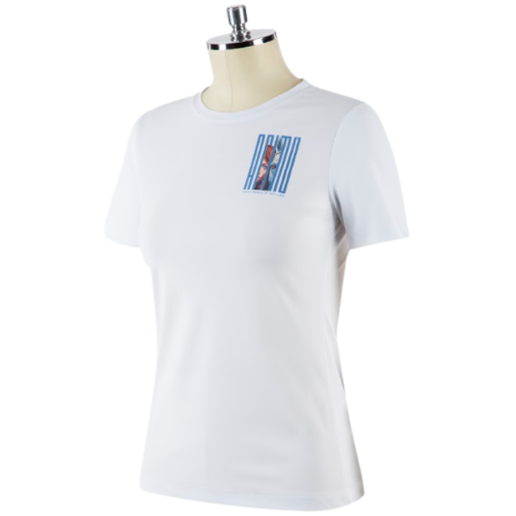 T-Shirt Animo Flekeri 25S Blanc/marine
