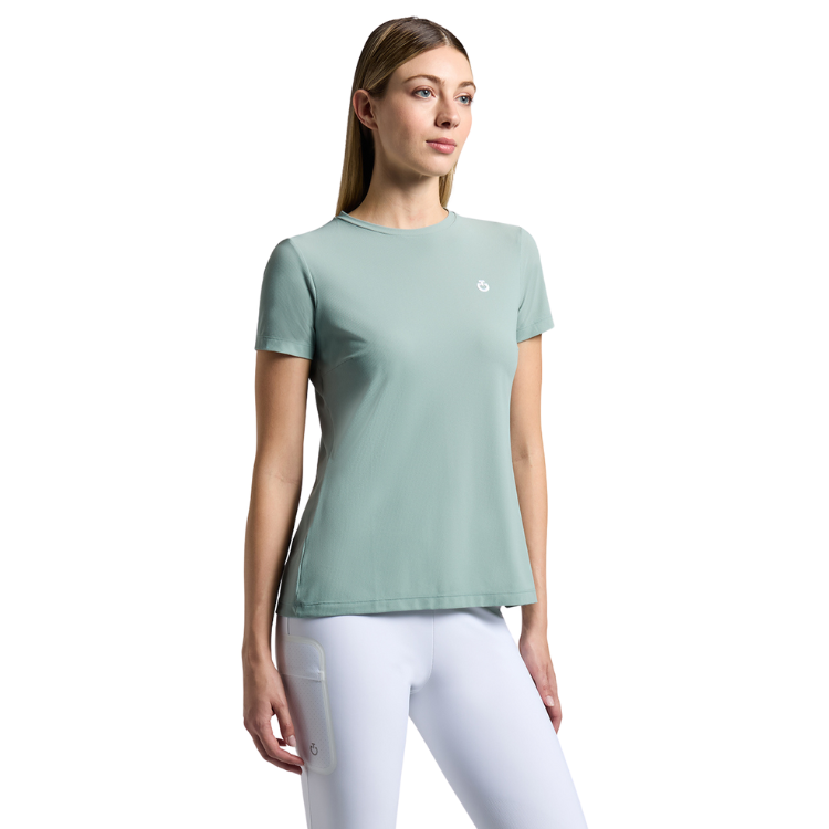 T-Shirt Cavalleria Toscana 3D Logo MINT GREEN