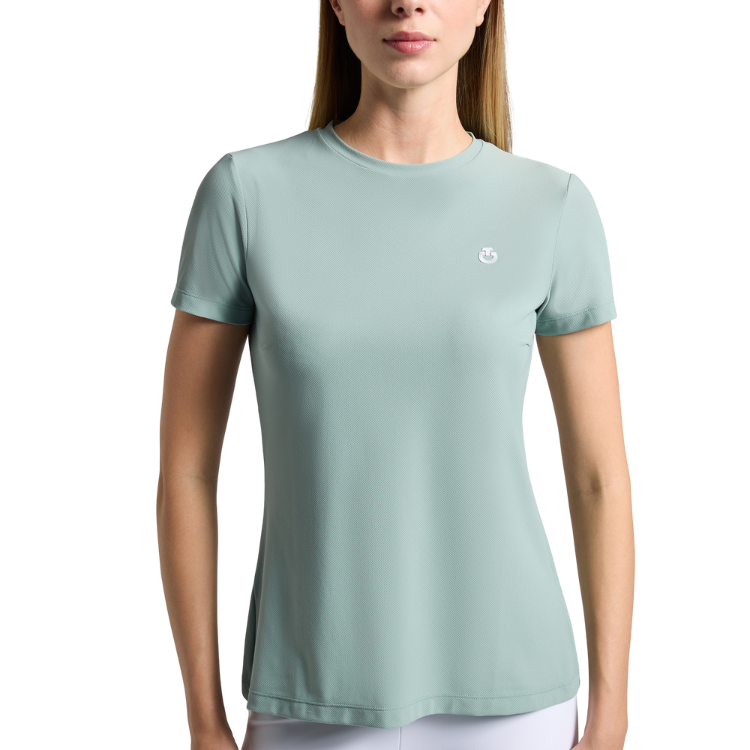 T-Shirt Cavalleria Toscana 3D Logo MINT GREEN