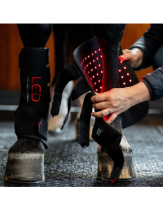 Guêtre de Thérapie Horseware Lumière Rouge LED