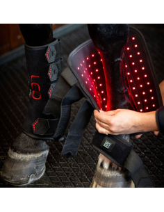 Guêtre de Thérapie Horseware Lumière Rouge LED 2