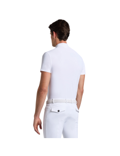 Polo Cavalleria Toscana Performance S/S BLANC 2