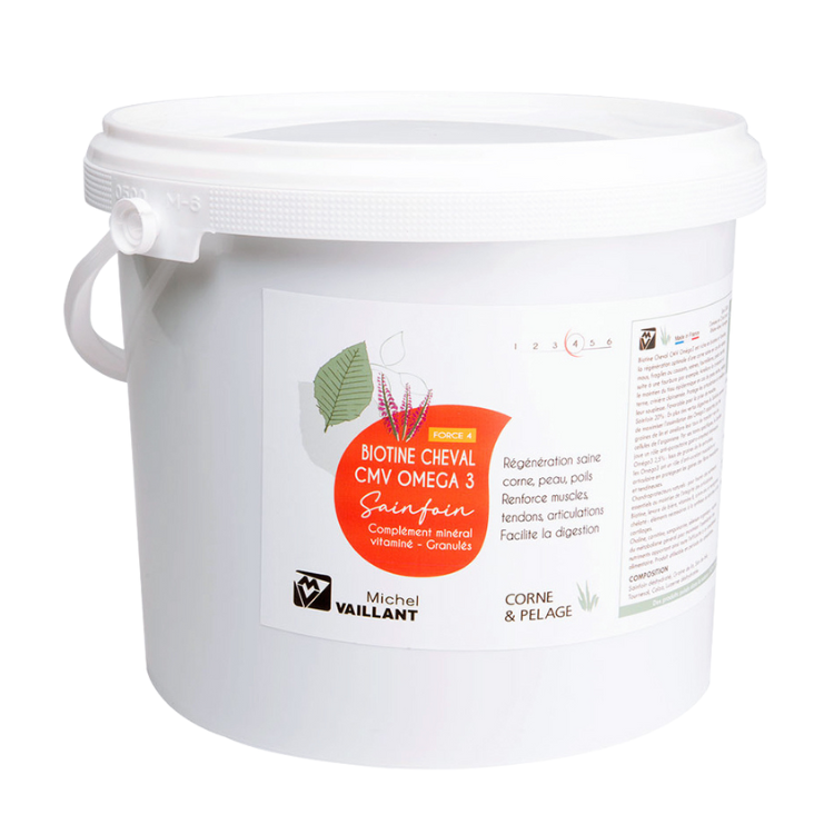 Biotine Michel Vaillant Cheval CMV Oméga 3 Force 4 Granulés