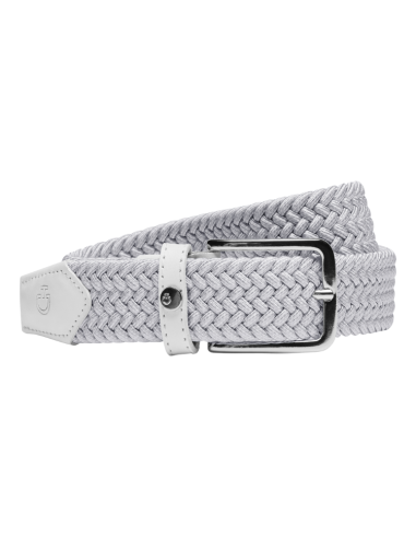 Ceinture Cavalleria Toscana Elastic GRIS CLAIR/BLANC
