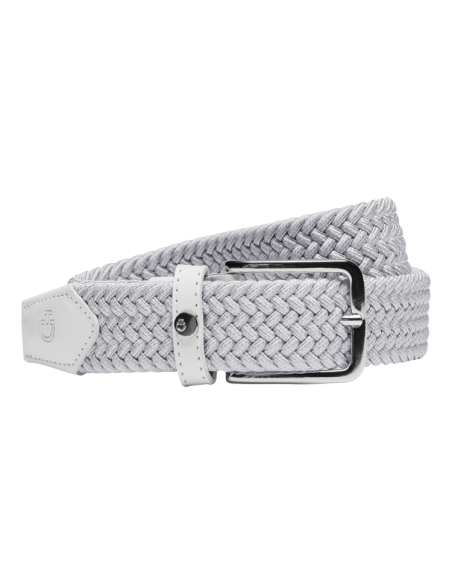 Ceinture Cavalleria Toscana Elastic GRIS CLAIR/BLANC