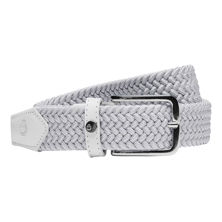 Ceinture Cavalleria Toscana Elastic GRIS CLAIR/BLANC