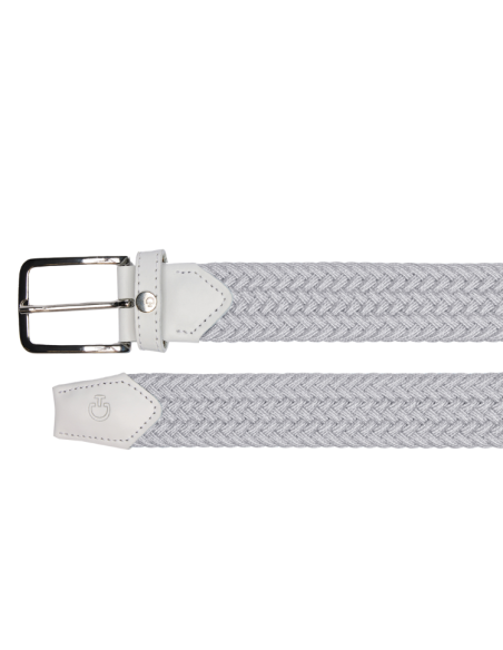 Ceinture Cavalleria Toscana Elastic GRIS CLAIR/BLANC