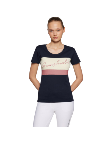 T-Shirt Samshield Alba Crystal SS25 Marine/rosewood