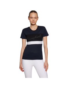 T-Shirt Samshield Alba Mesh SS25 Marine/noir/blanc