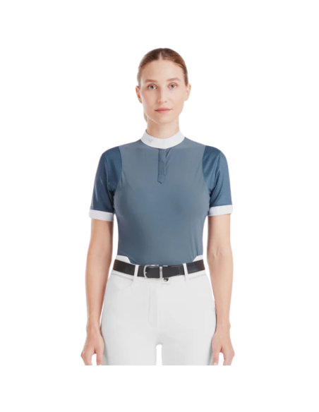 Chemise Horse Pilot Manches Courtes Aerolight Vintage indigo face