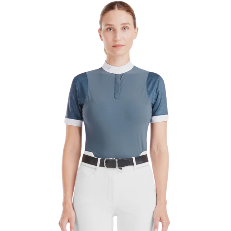 Chemise Horse Pilot Manches Courtes Aerolight Vintage indigo face