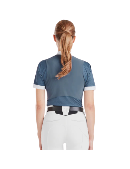 Chemise Horse Pilot Manches Courtes Aerolight Vintage indigo dos