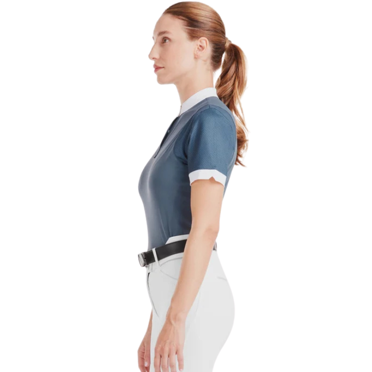 Chemise Horse Pilot Manches Courtes Aerolight Vintage indigo profil