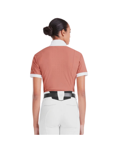 Chemise Horse Pilot Manches Courtes Monica Brick dust dos