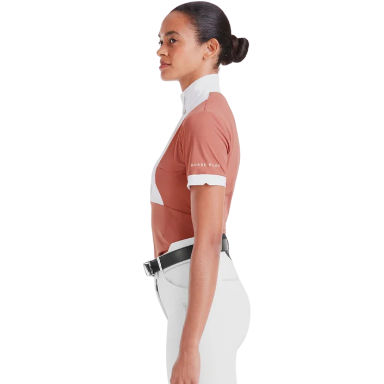 Chemise Horse Pilot Manches Courtes Monica Brick dust profil