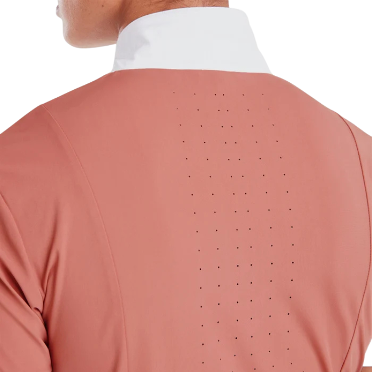 Chemise Horse Pilot Manches Courtes Monica Brick dust dos détail