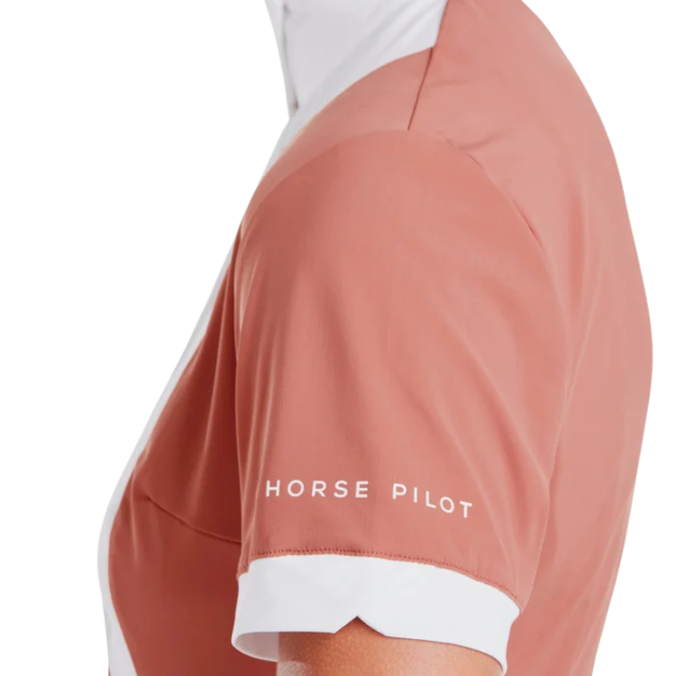 Chemise Horse Pilot Manches Courtes Monica Brick dust manche