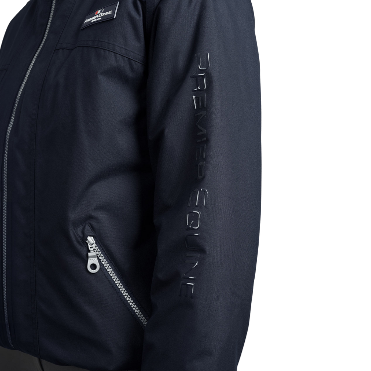 Veste D'équitation Imperméable Premier Equine Kids Pro Rider, Noire, Enfant, Neuve