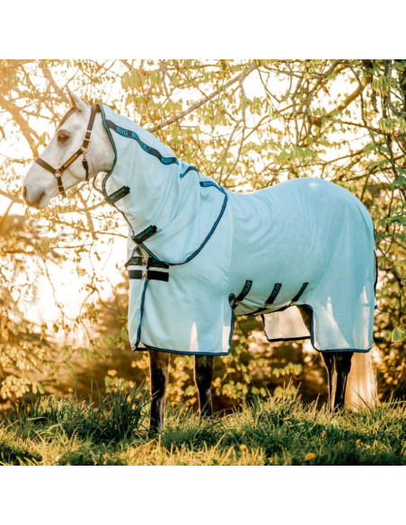 Chemise Horseware Amigo Bug Buster bleu azure/bleu electrique
