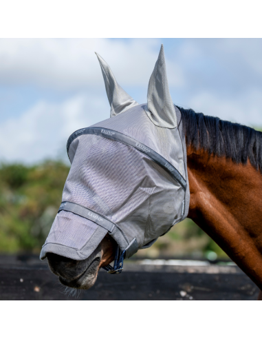 Masque anti-mouches Horseware Rambo Plus Flymask marine