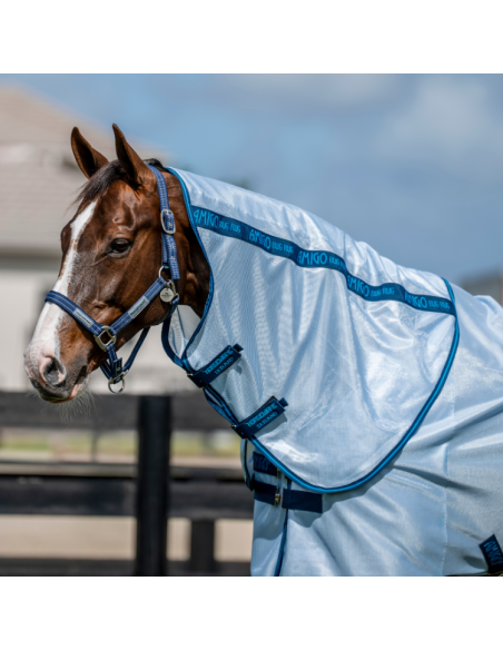 Chemise Horseware Amigo Bug Plus Bleu azur/bleu électrique