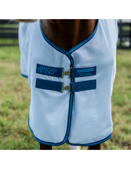 Chemise Horseware Amigo Bug Plus Bleu azur/bleu électrique