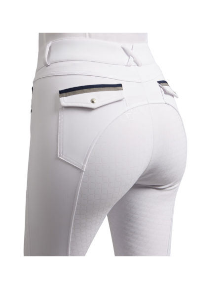 Pantalon Premier Equine Coco Novo Full Grip Blanc