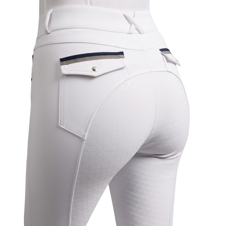 Pantalon Premier Equine Coco Novo Full Grip Blanc