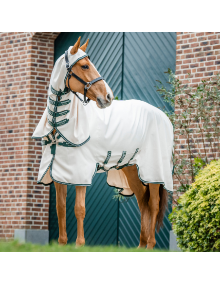 Chemise Horseware Rambo Hoody VERT/BLANC/GRIS/VERT