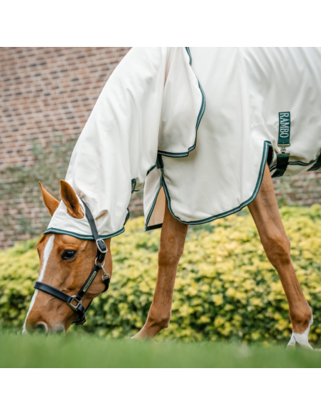 Chemise Horseware Rambo Hoody VERT/BLANC/GRIS/VERT