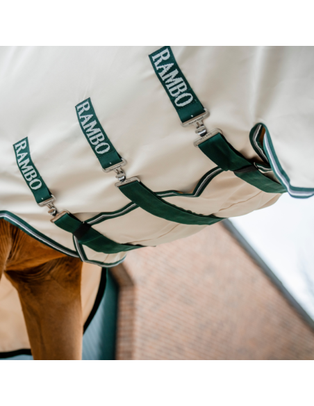 Chemise Horseware Rambo Hoody VERT/BLANC/GRIS/VERT