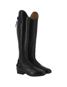 Bottes Equithème En Cuir À Lacets Noir