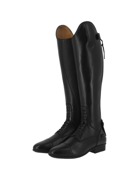 Bottes Equithème En Cuir À Lacets Noir