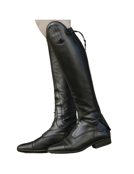 Bottes Equithème En Cuir À Lacets Noir