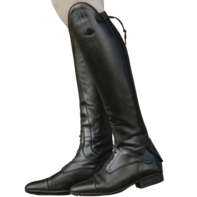 Bottes Equithème En Cuir À Lacets Noir