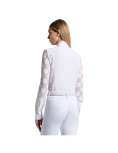 Chemise De Concours Cavalleria Toscana Perforated Jacquard BLANC 2