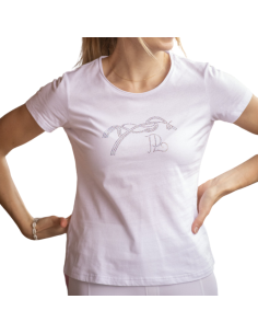 T-Shirt Pénélope Iconic Strass Blanc